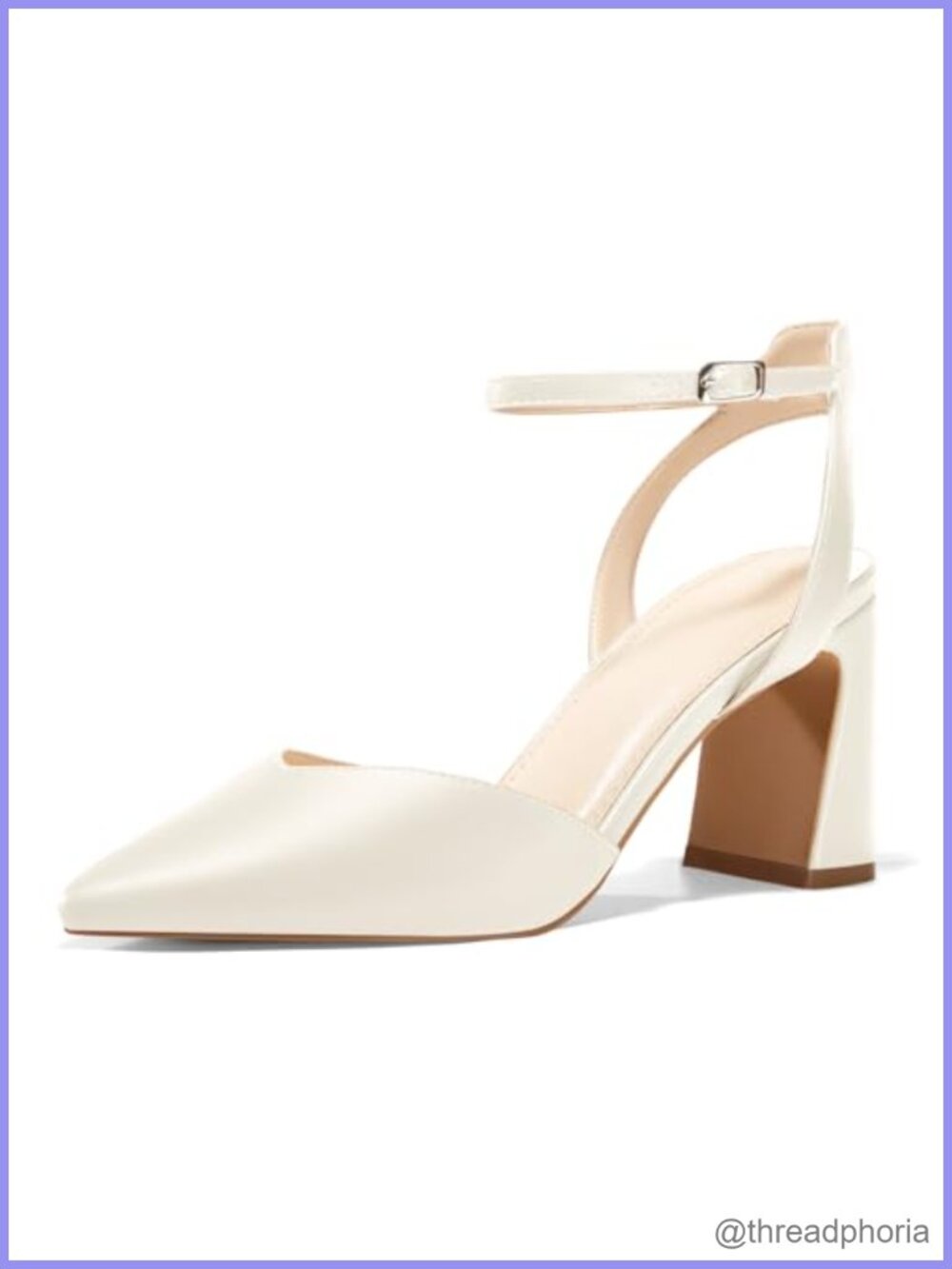 Womens Chunky Block Heel Ankle Strap Slingback Pumps Formal Heels
